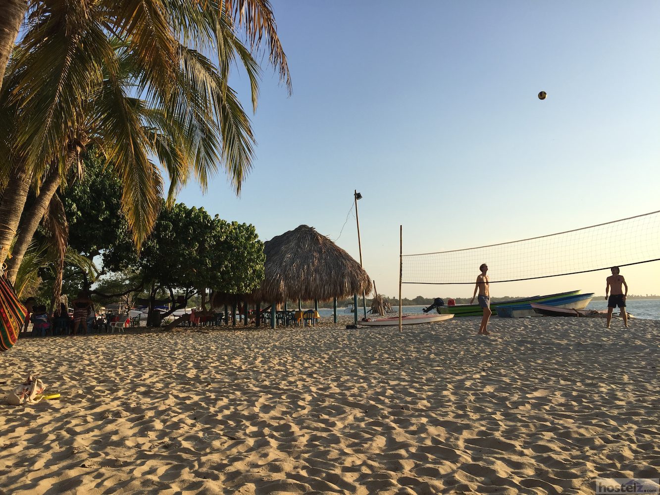 Beach volleyball court 