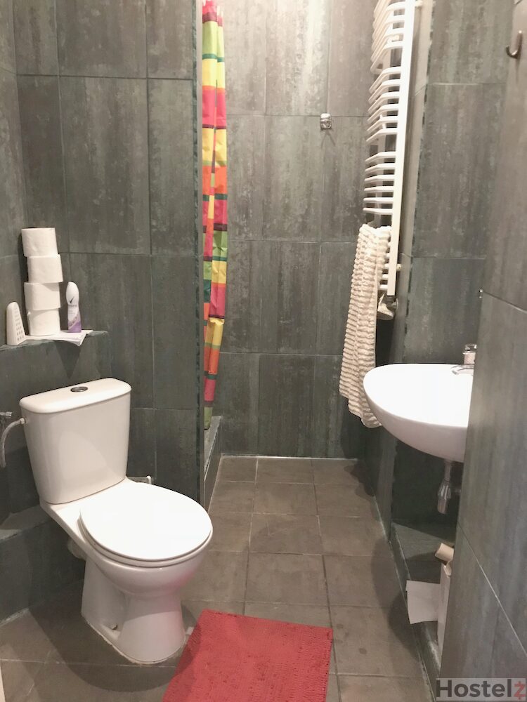 Single bathroom for all guests
