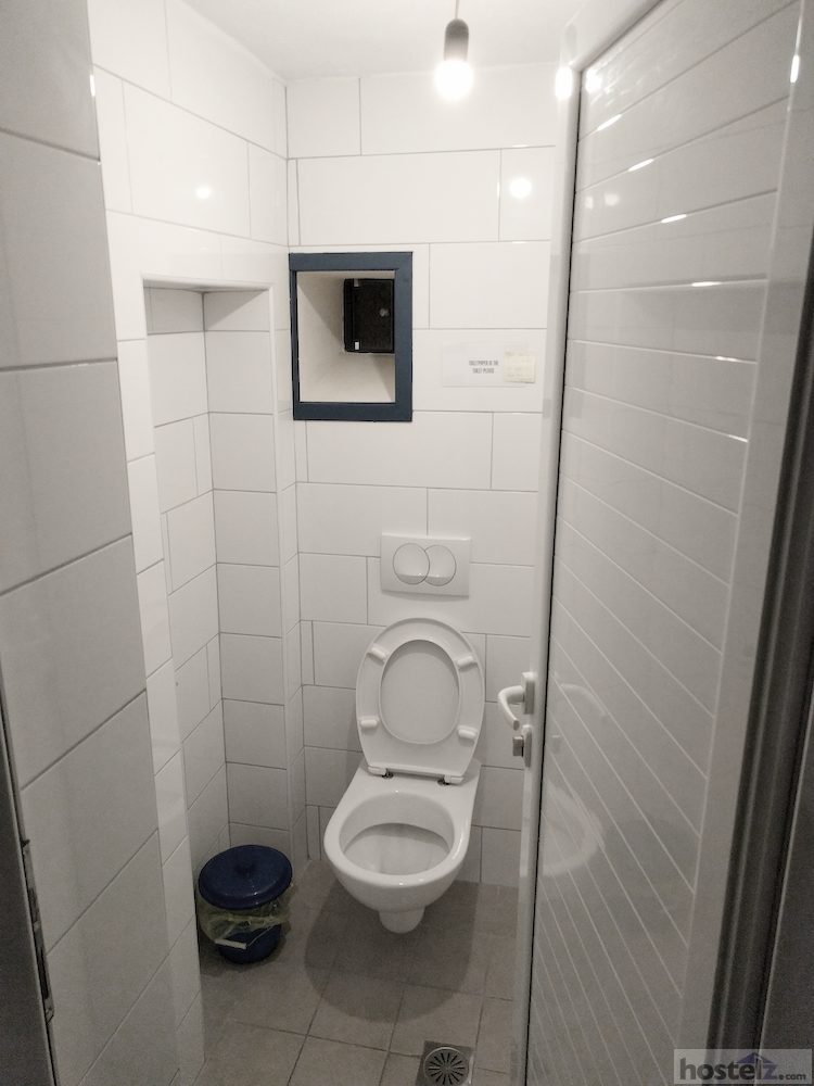 Toilets are kept clean and offer good privacy.