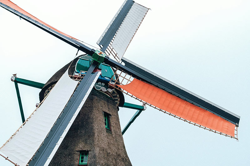 Visiting Windmills near Amsterdam