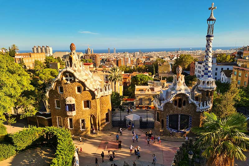 Prak guell is a must see in Barcelona