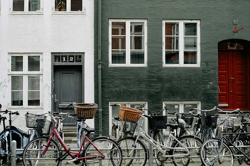Bicicletas alrededor de Copenhague