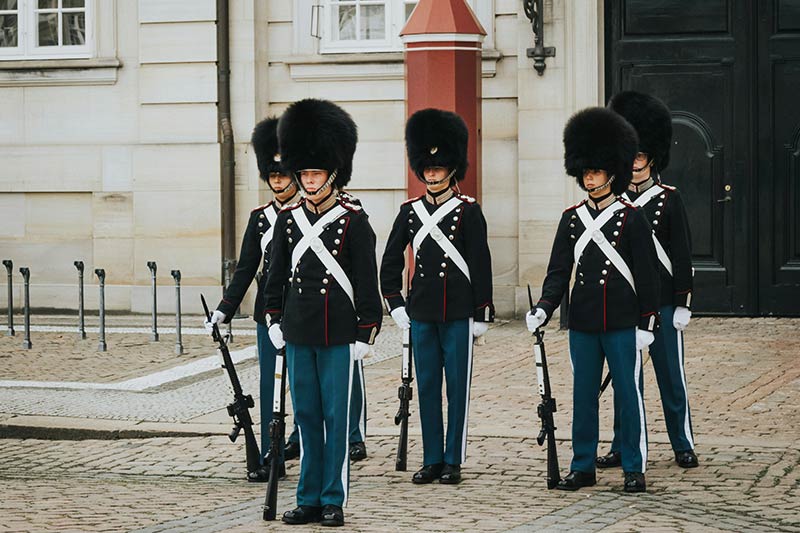 Cambio de guardia en Copenhague